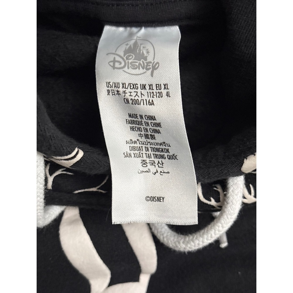 Disney Halloween Haunted Mansion Mickey Mouse All Over Black Hoodie Sweatshirt - Picture 5 of 6